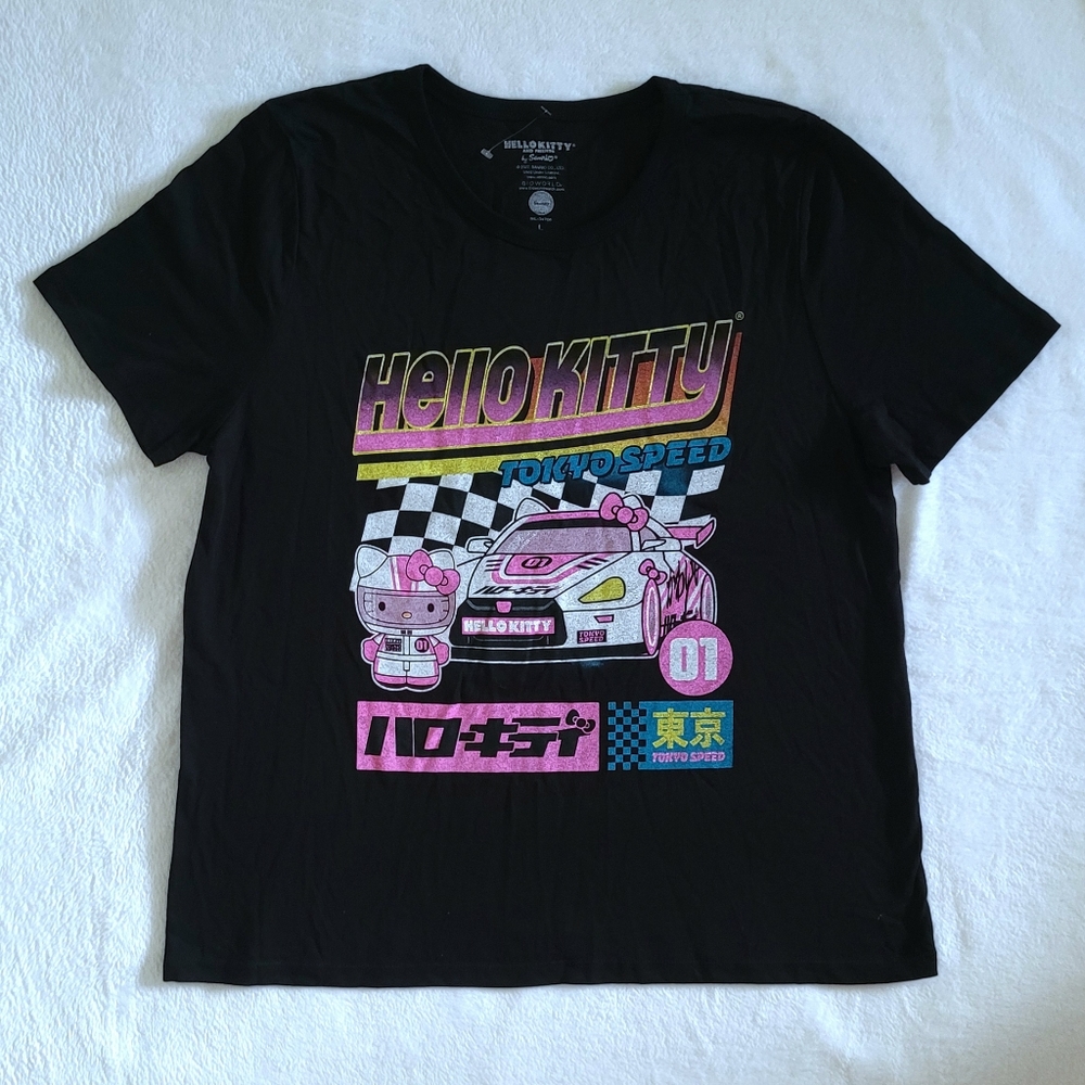 Hello👋 Kitty🐈 "Tokyo Speed"🚦 Tee👕 - NWOT